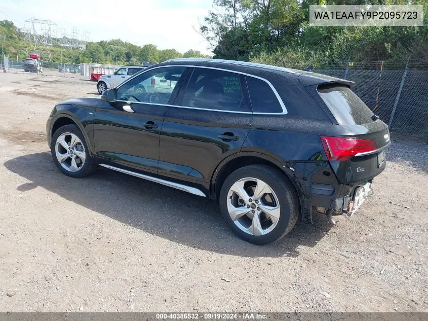 2023 Audi Q5 Premium Plus 45 Tfsi S Line Quattro VIN: WA1EAAFY9P2095723 Lot: 40386532