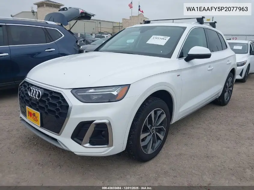 WA1EAAFY5P2077963 2023 Audi Q5 Premium Plus 45 Tfsi S Line Quattro