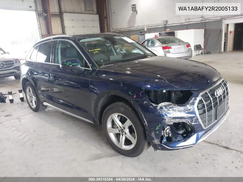 WA1ABAFY2R2005133 2024 Audi Q5 Premium 40 Tfsi Quattro S Tronic