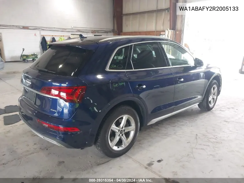 WA1ABAFY2R2005133 2024 Audi Q5 Premium 40 Tfsi Quattro S Tronic