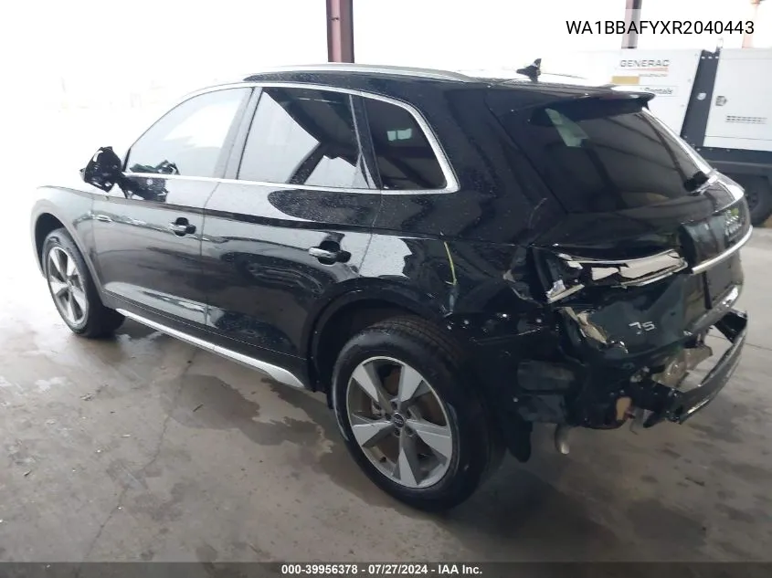 WA1BBAFYXR2040443 2024 Audi Q5 Premium Plus 40 Tfsi Quattro S Tronic