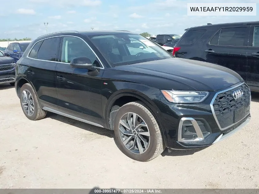 2024 Audi Q5 Premium Plus 45 VIN: WA1EAAFY1R2029959 Lot: 39957477