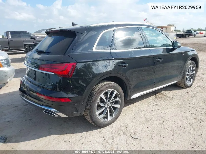 WA1EAAFY1R2029959 2024 Audi Q5 Premium Plus 45