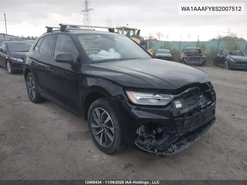 WA1AAAFY8S2007512 2025 Audi Q5