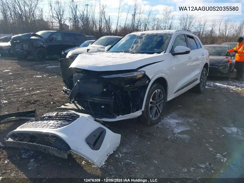 WA12AAGU0S2035580 2025 Audi Q5 Premium Plus
