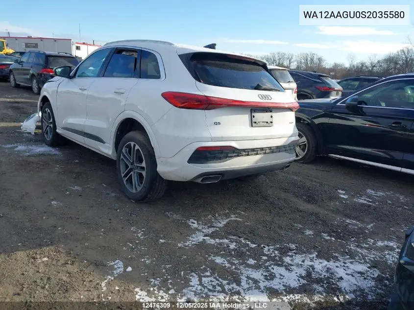 WA12AAGU0S2035580 2025 Audi Q5 Premium Plus