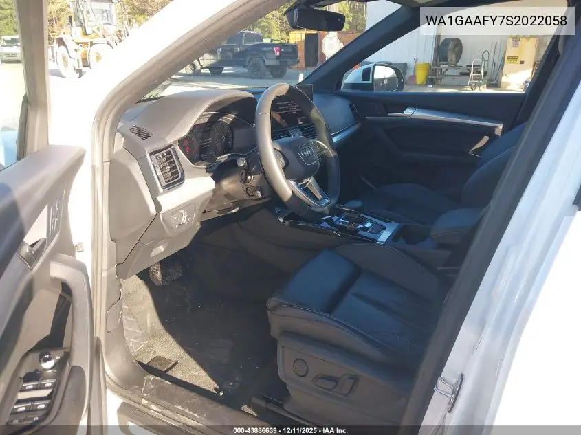 WA1GAAFY7S2022058 2025 Audi Q5 Premium 45 Tfsi S Line Quattro