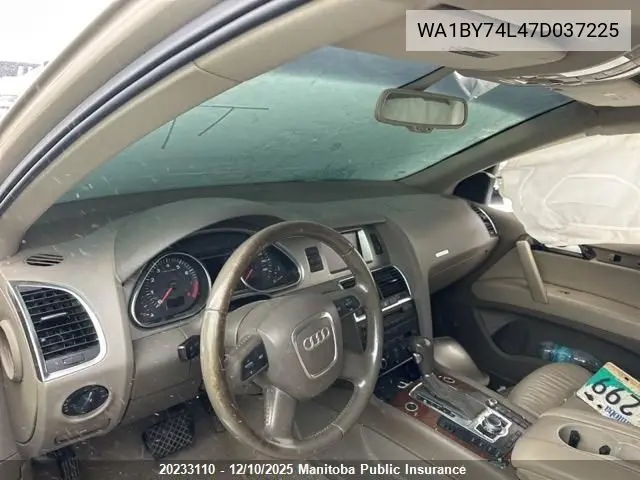 WA1BY74L47D037225 2007 Audi Q7 V6