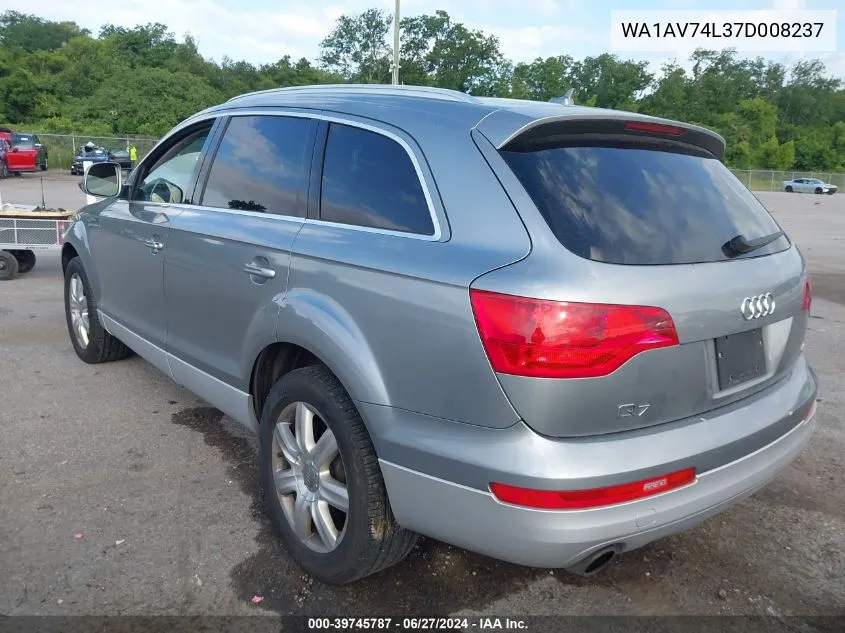 WA1AV74L37D008237 2007 Audi Q7 4.2