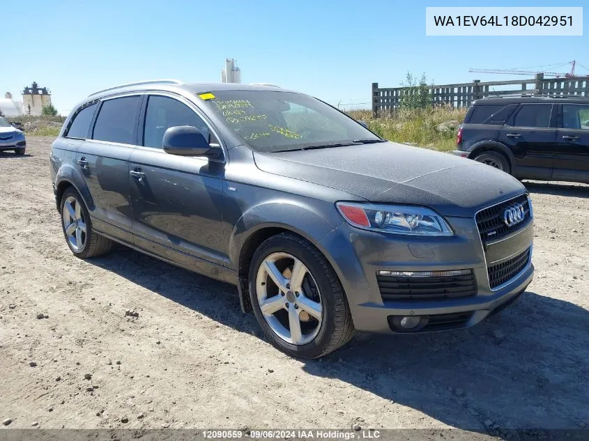 WA1EV64L18D042951 2008 Audi Q7