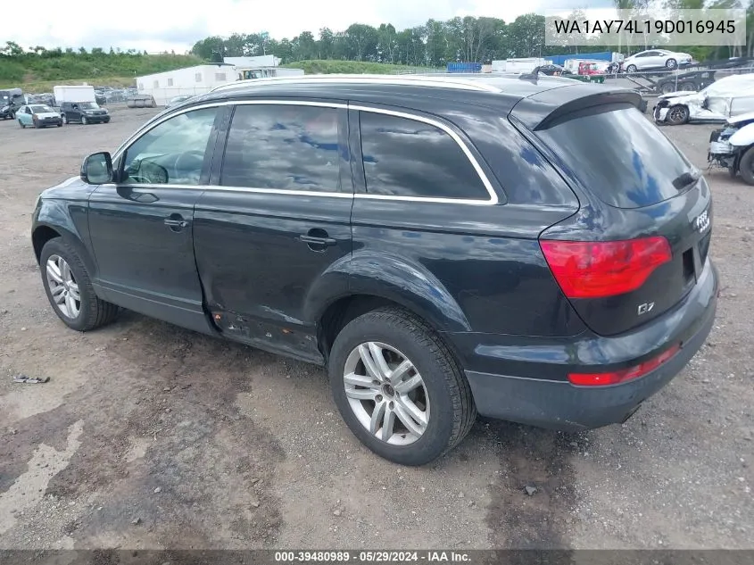 WA1AY74L19D016945 2009 Audi Q7 3.6 5 Passenger/3.6 Premium