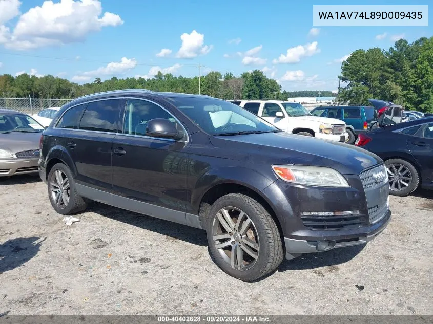 WA1AV74L89D009435 2009 Audi Q7 4.2 Prestige