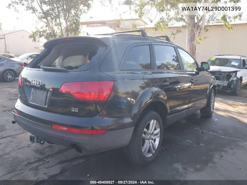 WA1AY74L29D001399 2009 Audi Q7 3.6 5 Passenger/3.6 Premium