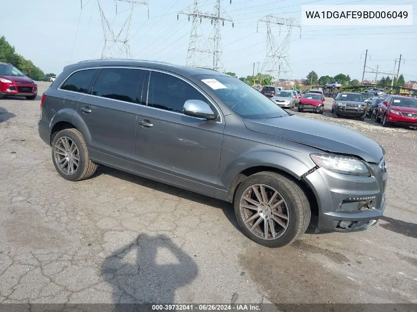 WA1DGAFE9BD006049 2011 Audi Q7 Prestige