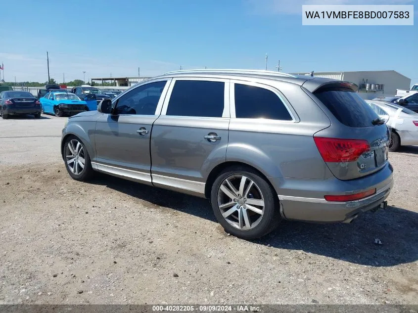 WA1VMBFE8BD007583 2011 Audi Q7 3.0 Tdi Premium