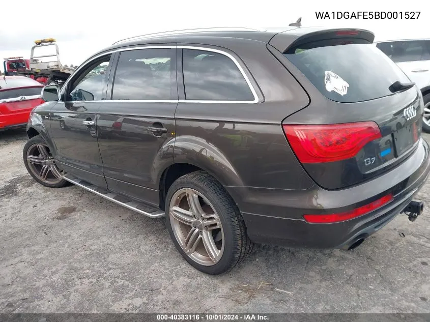 WA1DGAFE5BD001527 2011 Audi Q7 3.0T S Line Prestige