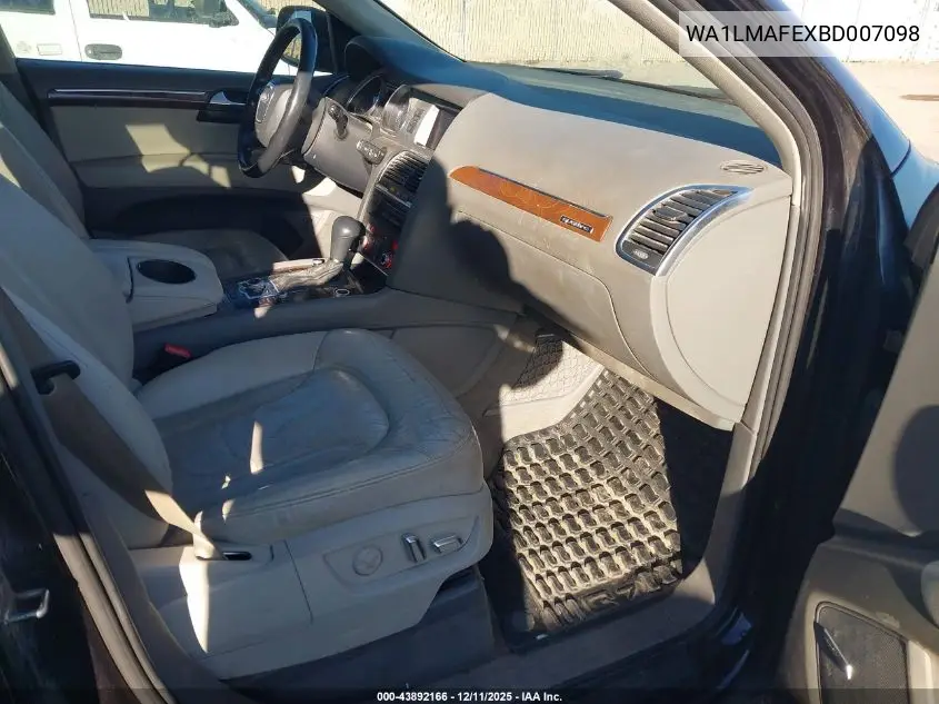 WA1LMAFEXBD007098 2011 Audi Q7 3.0 Tdi Premium