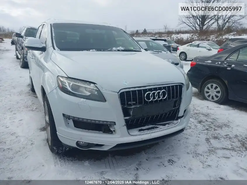 WA1CGCFE6CD005997 2012 Audi Q7