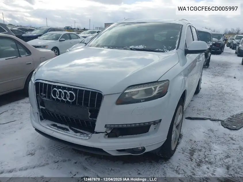 WA1CGCFE6CD005997 2012 Audi Q7