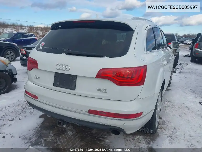 WA1CGCFE6CD005997 2012 Audi Q7