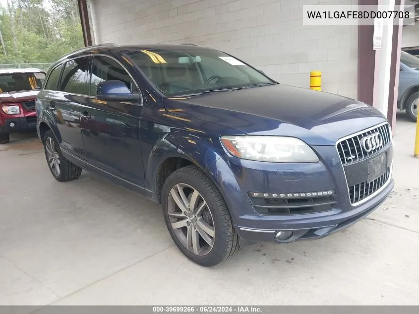 WA1LGAFE8DD007708 2013 Audi Q7 3.0T Premium