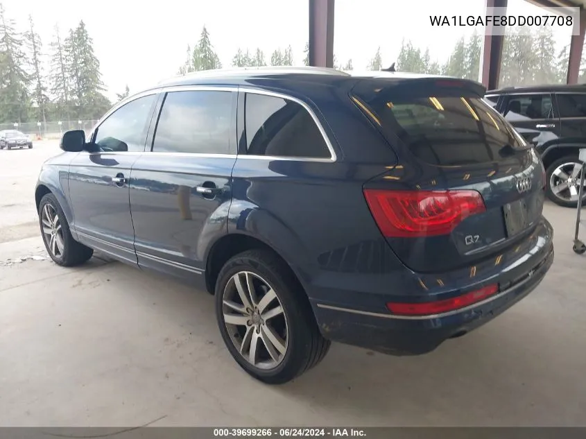 2013 Audi Q7 3.0T Premium VIN: WA1LGAFE8DD007708 Lot: 39699266