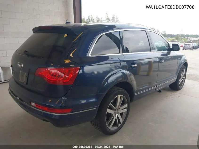 WA1LGAFE8DD007708 2013 Audi Q7 3.0T Premium