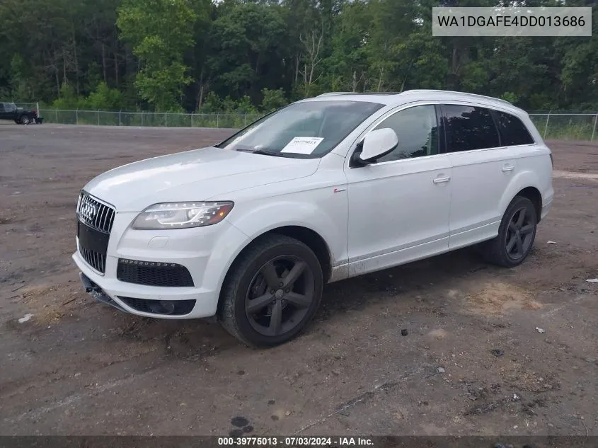 WA1DGAFE4DD013686 2013 Audi Q7 3.0T S Line Prestige