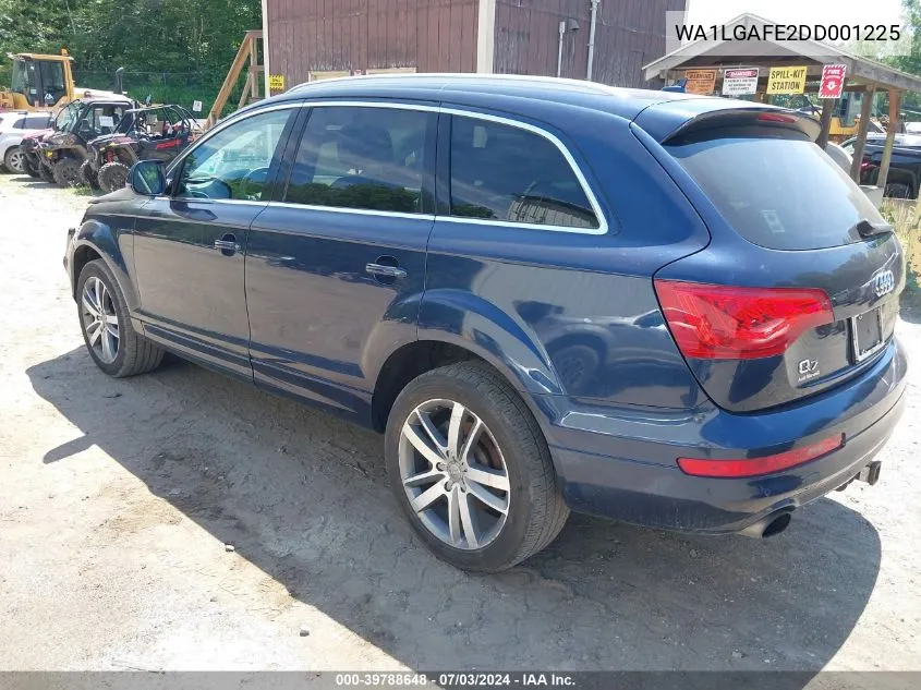 2013 Audi Q7 3.0T Premium VIN: WA1LGAFE2DD001225 Lot: 39788648