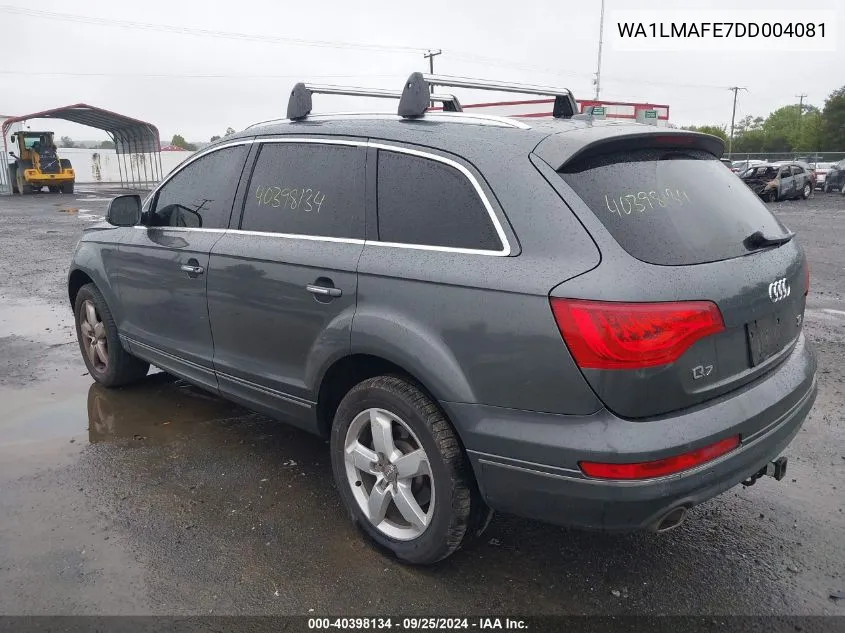 WA1LMAFE7DD004081 2013 Audi Q7 3.0 Tdi Premium