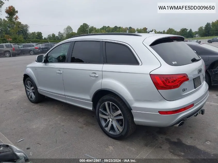 WA1WMAFE5DD009650 2013 Audi Q7 3.0 Tdi Premium