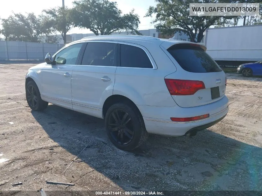 WA1LGAFE1DD013009 2013 Audi Q7 Premium Plus