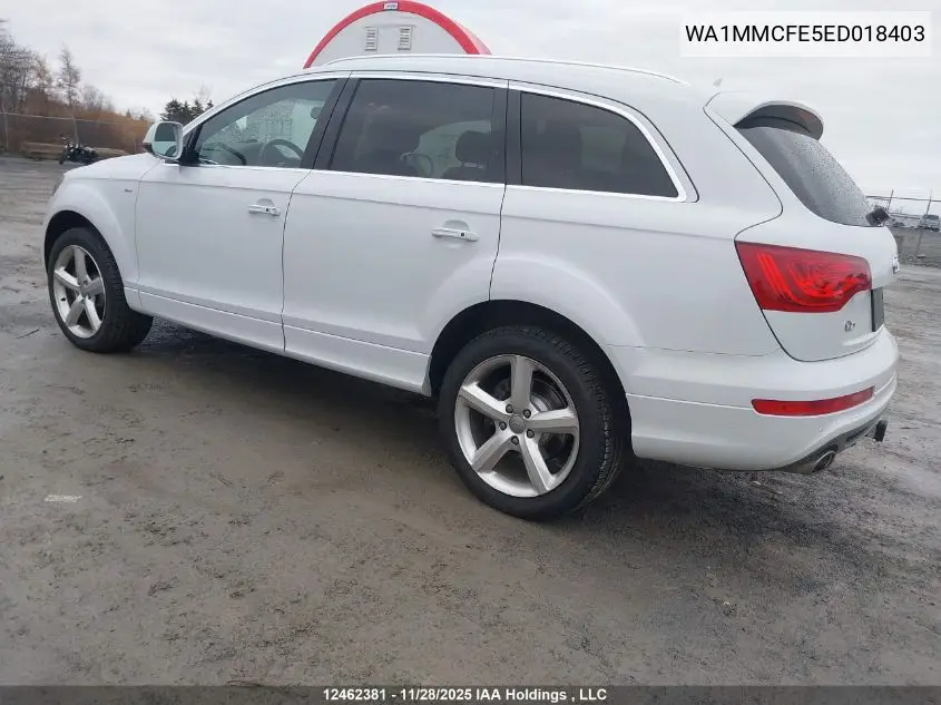 WA1MMCFE5ED018403 2014 Audi Q7 Premium Plus
