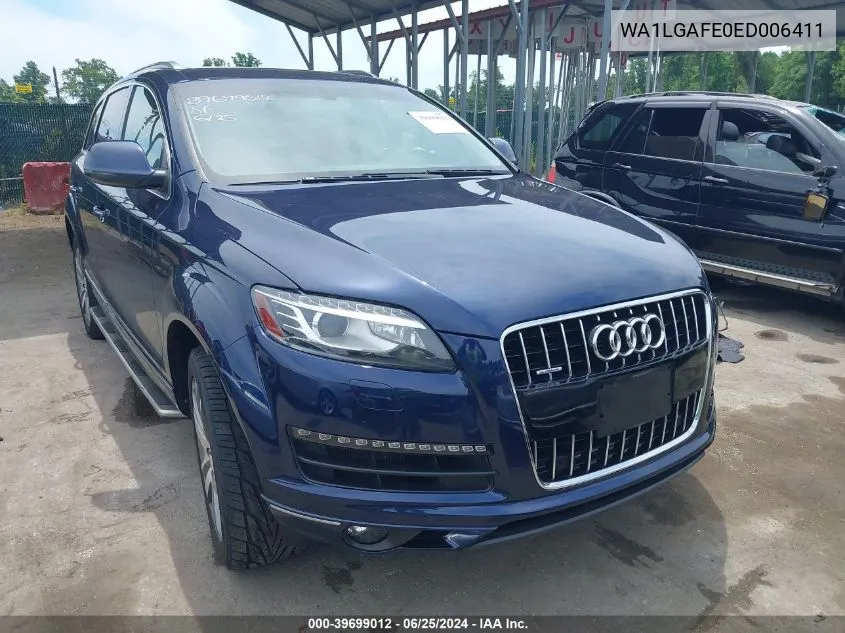 2014 Audi Q7 3.0T Premium VIN: WA1LGAFE0ED006411 Lot: 39699012