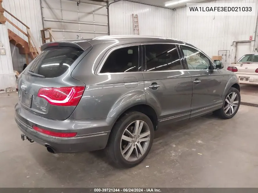 WA1LGAFE3ED021033 2014 Audi Q7 3.0T Premium