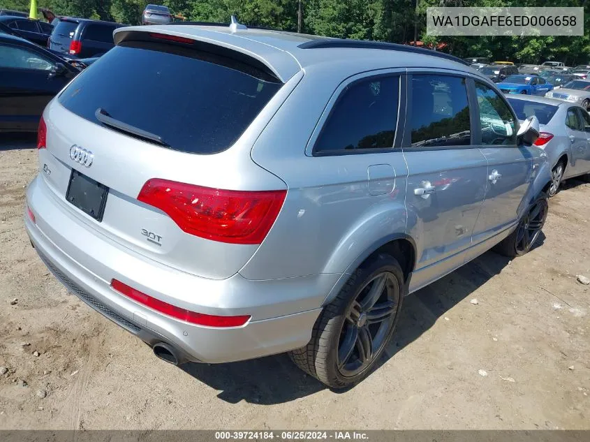 2014 Audi Q7 3.0T S Line Prestige VIN: WA1DGAFE6ED006658 Lot: 39724184