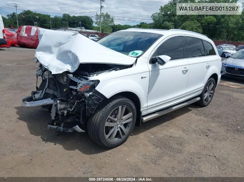 2014 Audi Q7 3.0T Premium VIN: WA1LGAFE4ED015287 Lot: 39724556