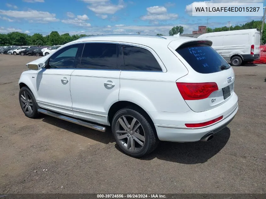 WA1LGAFE4ED015287 2014 Audi Q7 3.0T Premium