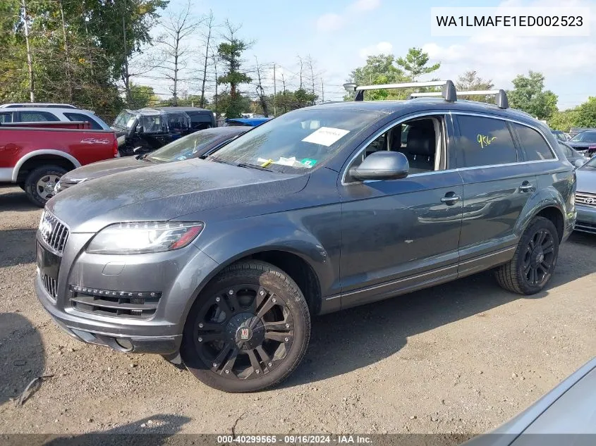 WA1LMAFE1ED002523 2014 Audi Q7 Premium Plus