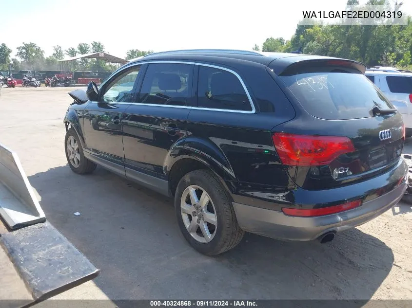 2014 Audi Q7 3.0T Premium VIN: WA1LGAFE2ED004319 Lot: 40324868