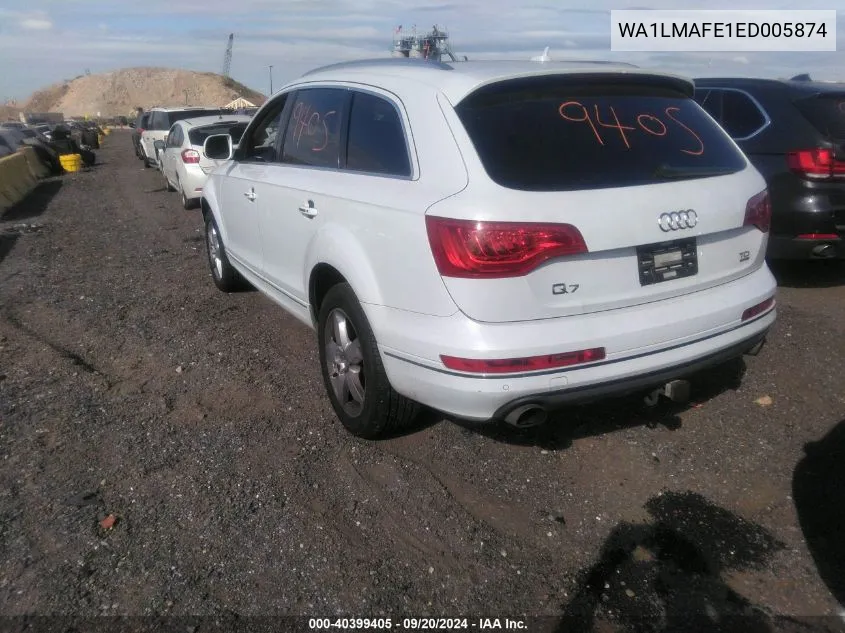 WA1LMAFE1ED005874 2014 Audi Q7 3.0 Tdi Premium