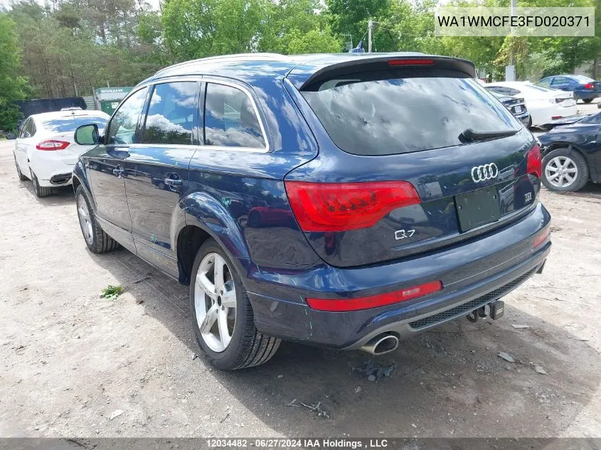 WA1WMCFE3FD020371 2015 Audi Q7