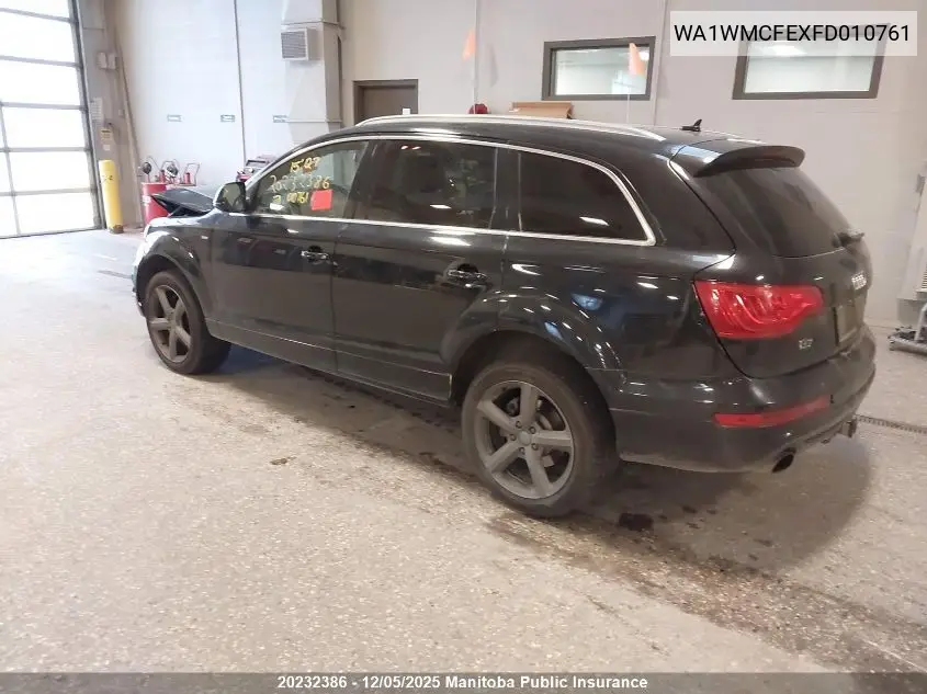 WA1WMCFEXFD010761 2015 Audi Q7 V6 Tdi