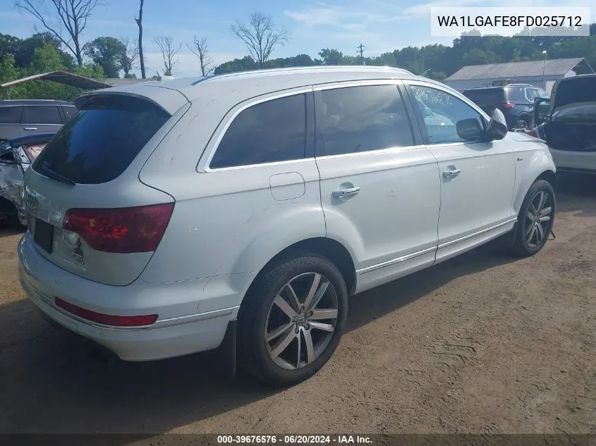 2015 Audi Q7 Premium Plus VIN: WA1LGAFE8FD025712 Lot: 39676576