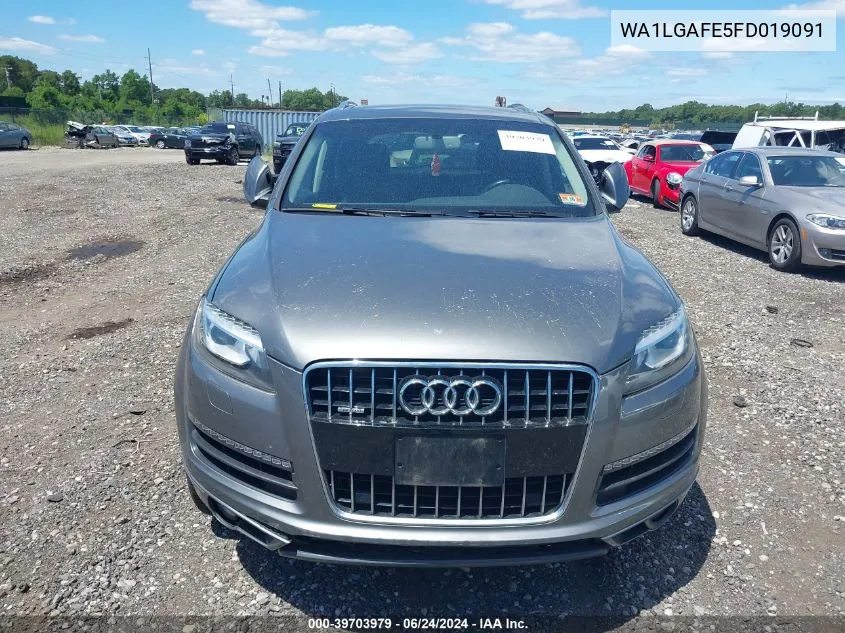 2015 Audi Q7 3.0T Premium VIN: WA1LGAFE5FD019091 Lot: 39703979