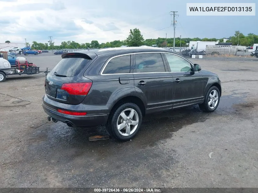 2015 Audi Q7 3.0T Premium VIN: WA1LGAFE2FD013135 Lot: 39726436