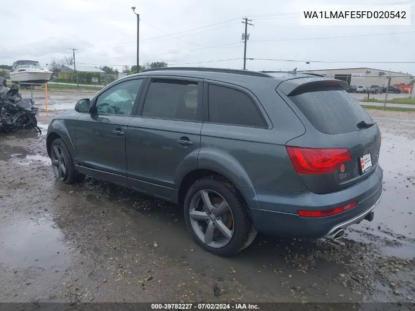 WA1LMAFE5FD020542 2015 Audi Q7 Tdi/Premium Plus