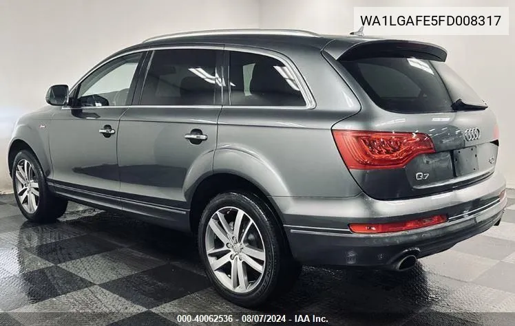 WA1LGAFE5FD008317 2015 Audi Q7 3.0T Premium