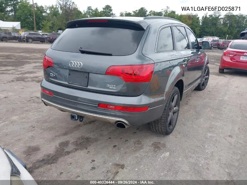 WA1LGAFE6FD025871 2015 Audi Q7 3.0T Premium