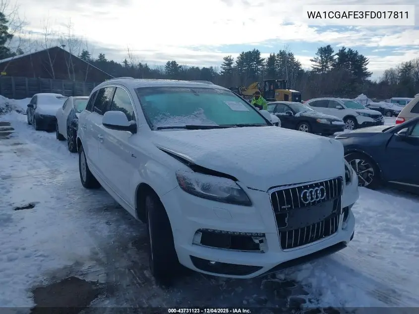 WA1CGAFE3FD017811 2015 Audi Q7 3.0T Premium